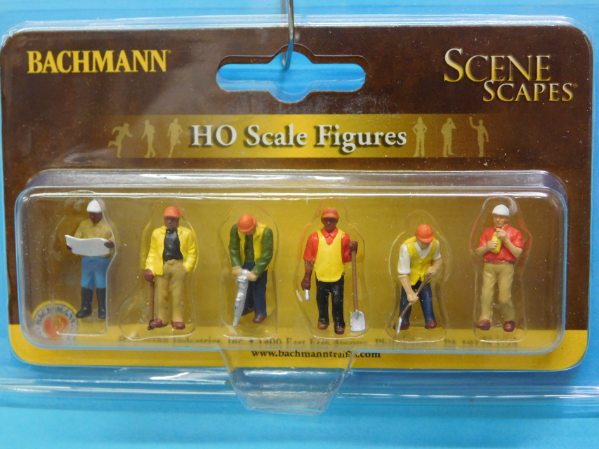 BACHMANN SCENE SCAPES CIVIL ENGINEERS HO SCALE FIGURES 