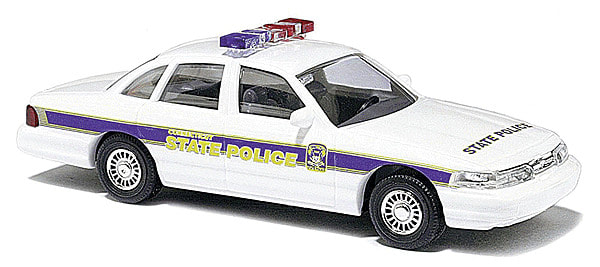 1:87 Busch 49086 Ford Crown Victoria Connecticut State Police HO Scale 