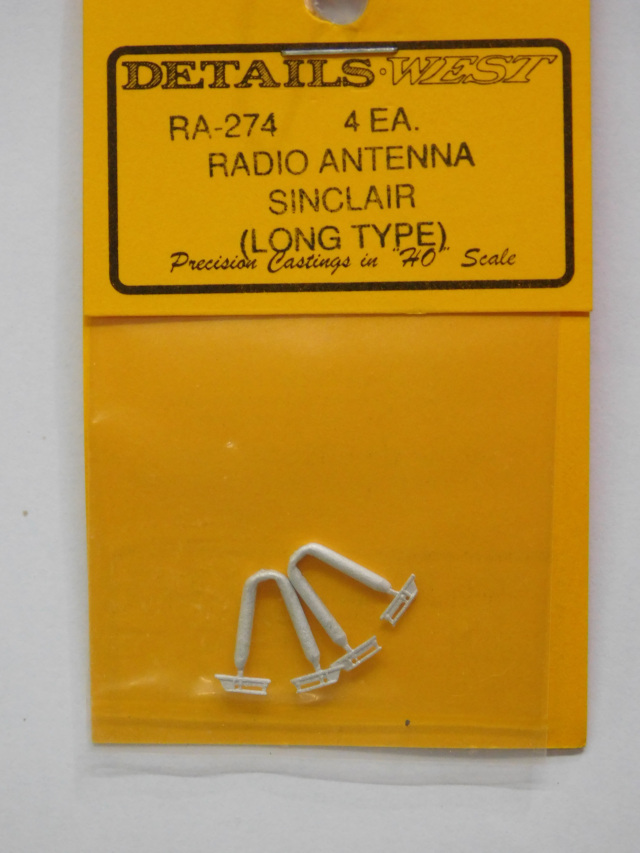 Details West 157 x HO Radio Antenna Firecracker Type Locos & Cabs 